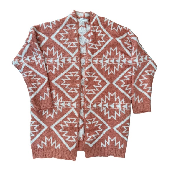 Blakely Sweaters - Blakely Reversible Aztec Plush Cardigan Plus‎ One Size Brand New